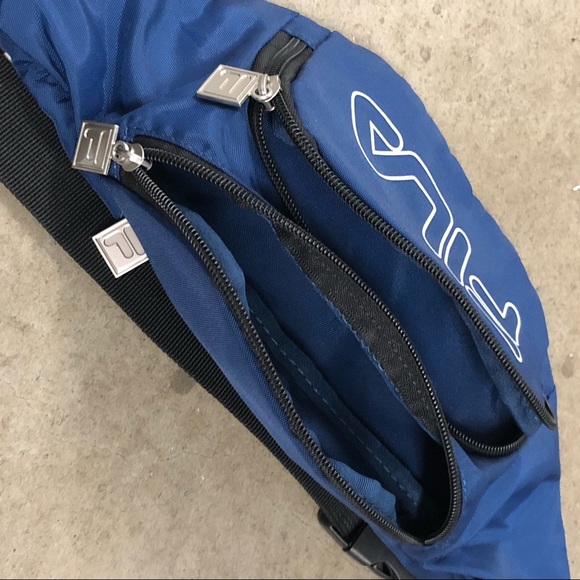 New Fila Logo Fanny Pack Blue & White - Picture 4 of 4